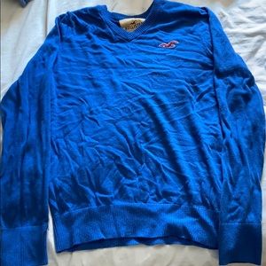 Blue hollister sweater